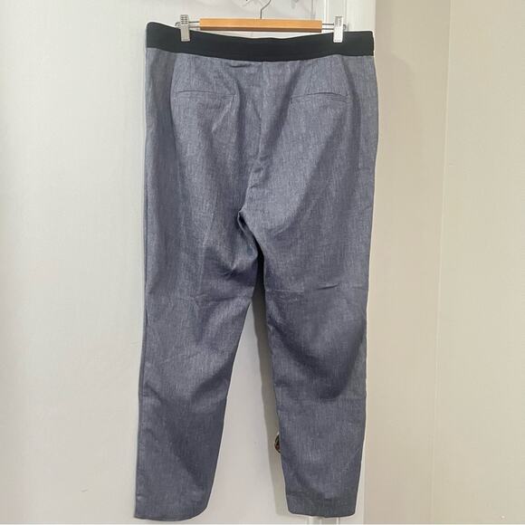 Zara Blue JOGGER WAIST TROUSERS Size Extra Extra Large XXL - Picture 7 of 7